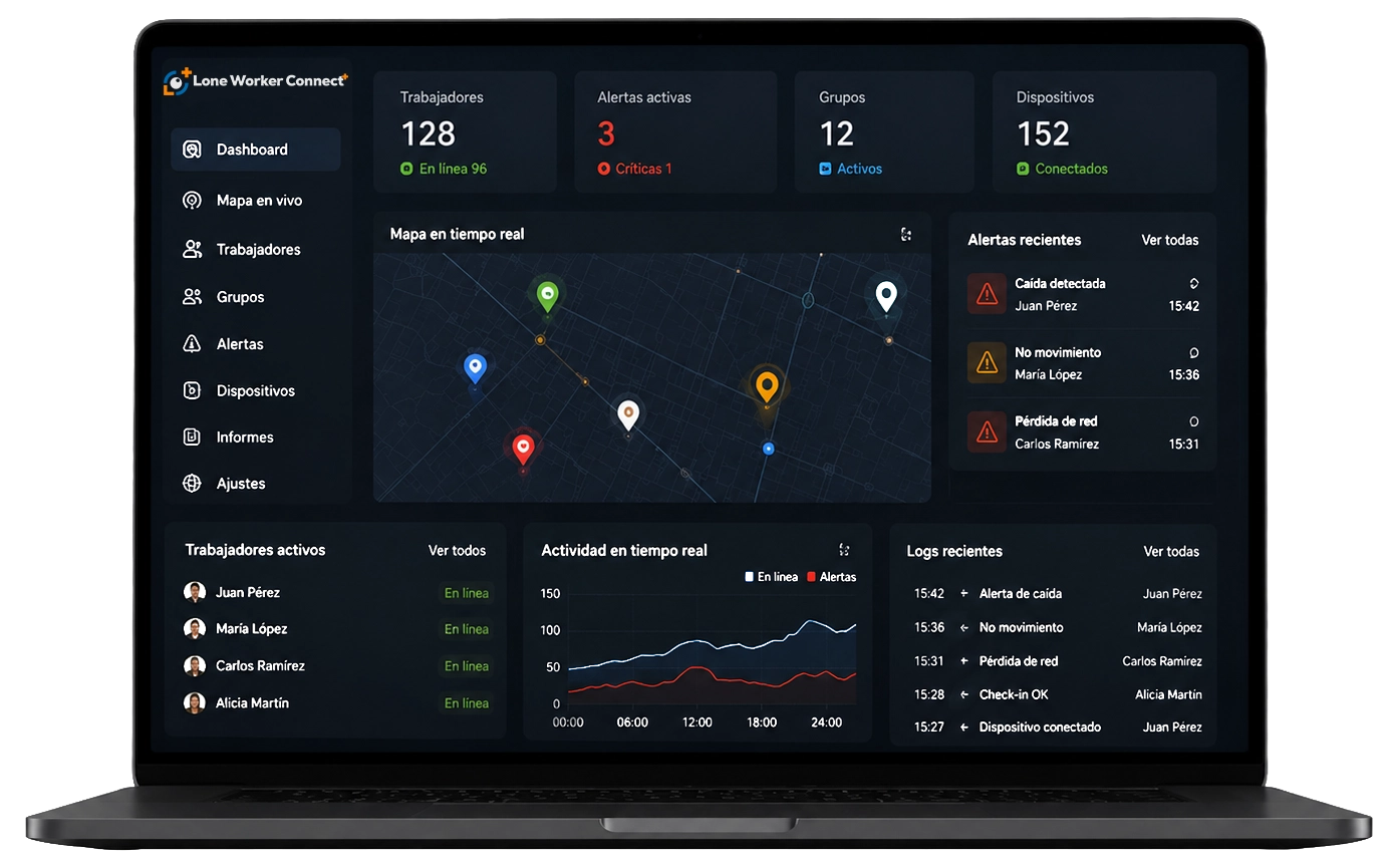 dispatcher plus hero Lone Worker Connect Plus